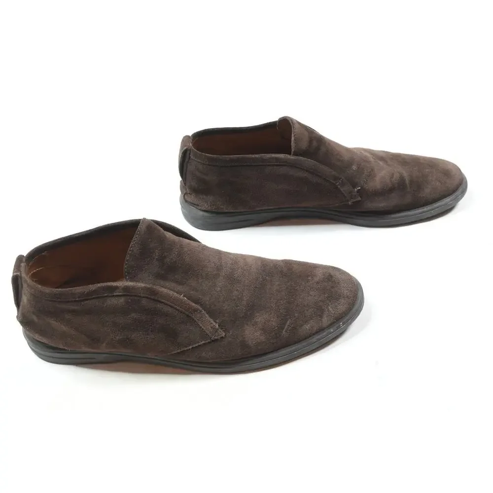 Peter Millar Collection Excursionist Chukka Boots Mens 8.5 Brown Suede Slip-On